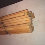 Штапик деревянный (сосна), сухой. Сечение прямоугольное 10х10 мм